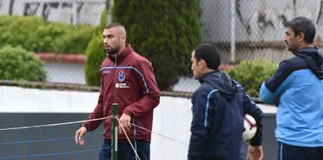 Trabzonspor'da Burak Yılmaz Çalışmalara Başladı!