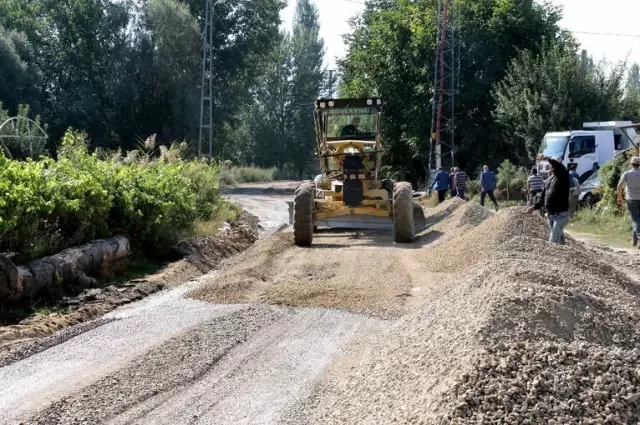 Yahyalı'da Yerköy Mahallesi Yol Yapım Çalışması Başladı