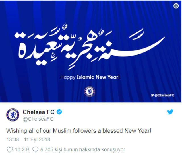 Chelsea'dan Sonra Arsenal'da Müslümanların Hicri Yeni Yılını Kutladı