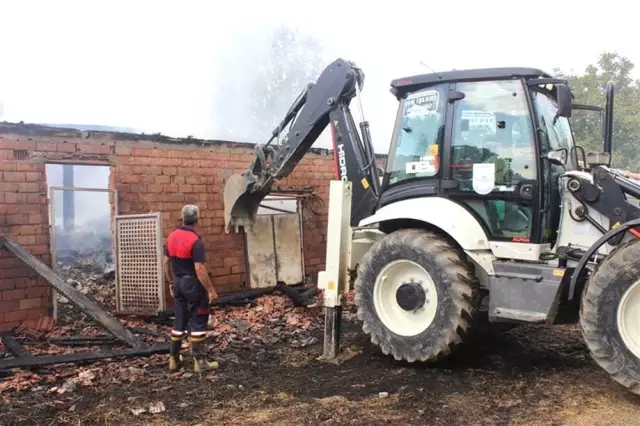 Gelibolu'da Çiftlik Yangını