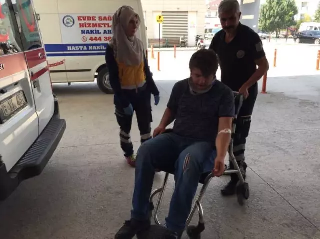 İnegöl'de Kazalar: 2 Yaralı