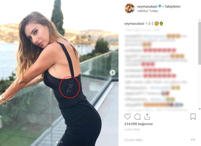 Şeyma Subaşı, Elbisesinin Etiketini Unutunca Takipçilerinin Diline Düştü