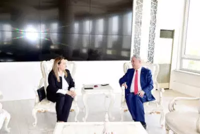 Yeni Rektör Aysun Bay Karabulut Başkan Polat'ı Ziyaret Etti
