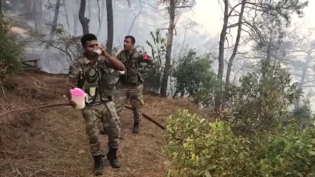 Hatay'daki Orman Yangını 6 Saattir Devam Ediyor Hatay'daki Orman Yangını 6 Saattir Devam Ediyor