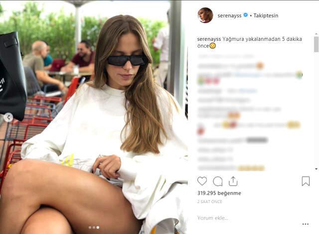 Ünlü Oyuncu Serenay Sarıkaya Kıyafetiyle Takipçilerini Kendine Hayran Bıraktı