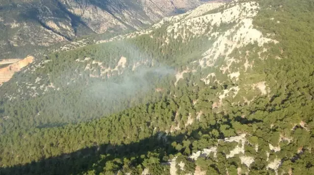 Antalya'daki Orman Yangını Söndürüldü