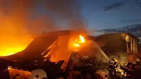 Kahramanmaraş'ta Fabrika Yangını (3)