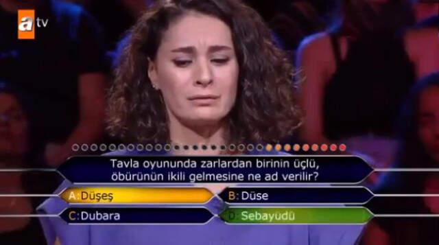 Kim Milyoner Olmak İster'de Elenen Yarışmacı Seyirciye Sitem Ederek Gözyaşlarına Boğuldu