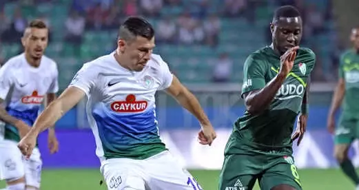 Rizespor Sahasında Konuk Ettiği Bursaspor ile 1-1 Berabere Kaldı