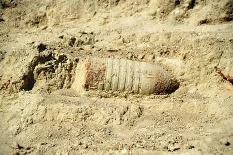 Çanakkale Savaşlarından Kalma Patlamamış Top Mermisi İmha Edildi Çanakkale Savaşlarından Kalma Patlamamış Top Mermisi İmha Edildi