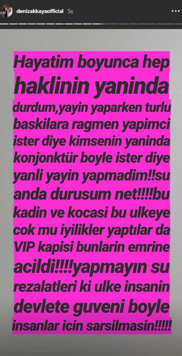 Deniz Akkaya, Reza Zarrab'ın Yanına Giderken VIP Hizmet Kullanan Ebru Gündeş'e Ateş Püskürdü
