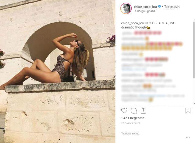 Chloe Ortaç'tan, Eşi Serdar Ortaç'ı Kızdıracak Paylaşımlar!