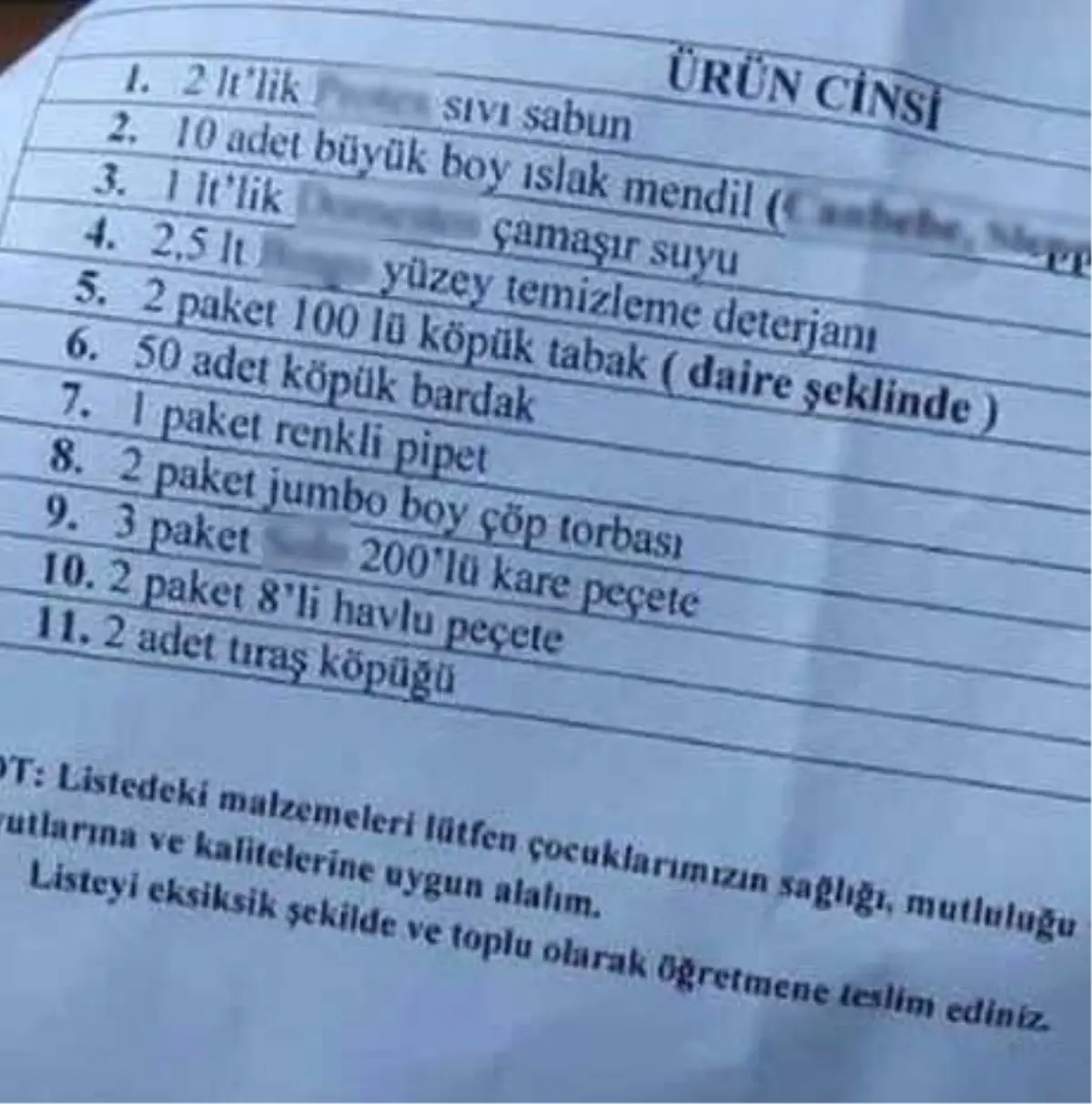 KKTC'de Öğrencilerden 'Tuz Ruhu', 'Tuvalet Kağıdı' 'Tıraş Köpüğü' İstendi