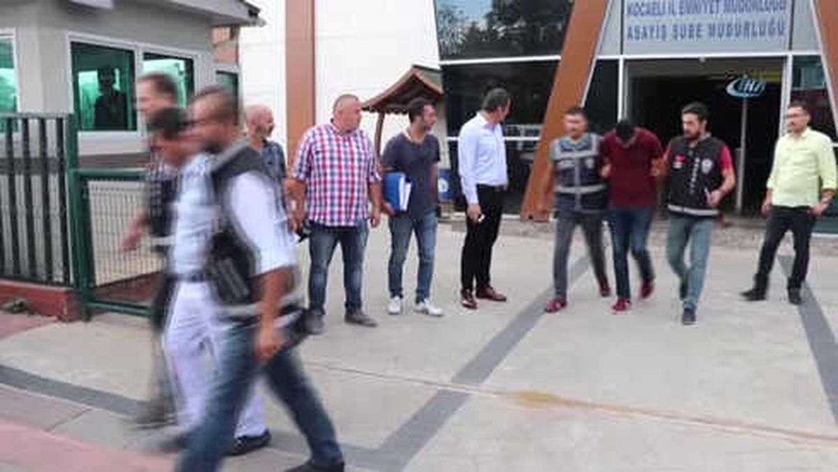 20 Tonluk Madeni Gasp Ederek Çalan Şahıslar Adliyeye Sevk Edildi