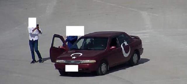 Çorum'da Aracından İnip 'Kiki Challenge' Yapan Sürücüye Ceza Kesildi