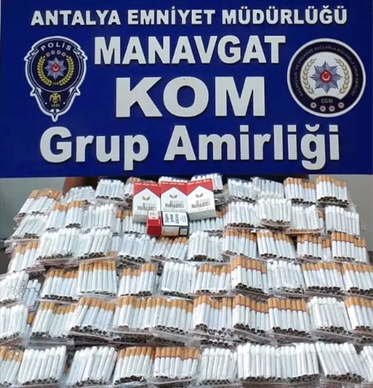 Manavgat'ta Kaçak Tütün Operasyonu