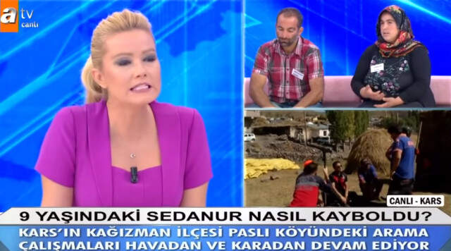 Minik Sedanur'un Anne ve Babasının Televizyona Çıkması Köylülerinin Tepkisini Çekti