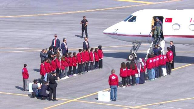 Son Dakika! Başkan Erdoğan, Üçüncü Havalimanı'na İniş Yaptı