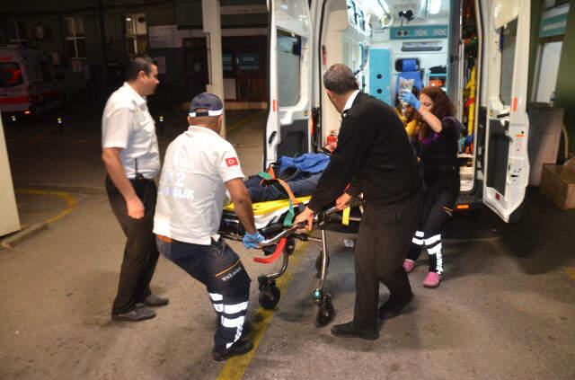 Bursa'da Takla Atan Otomobil Metrelerce Sürüklendi, Takla Atarak Korkuluklara Oturdu