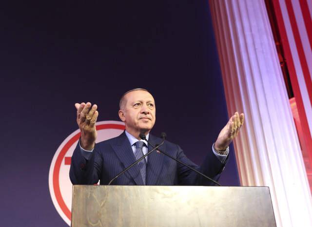 Cumhurbaşkanı Erdoğan New York'ta Türk - İslam Âleminin Temsilcileriyle Buluştu