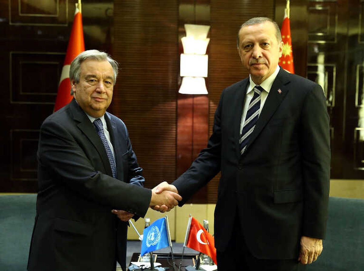Erdoğan-Guterres Görüşmesi Başladı