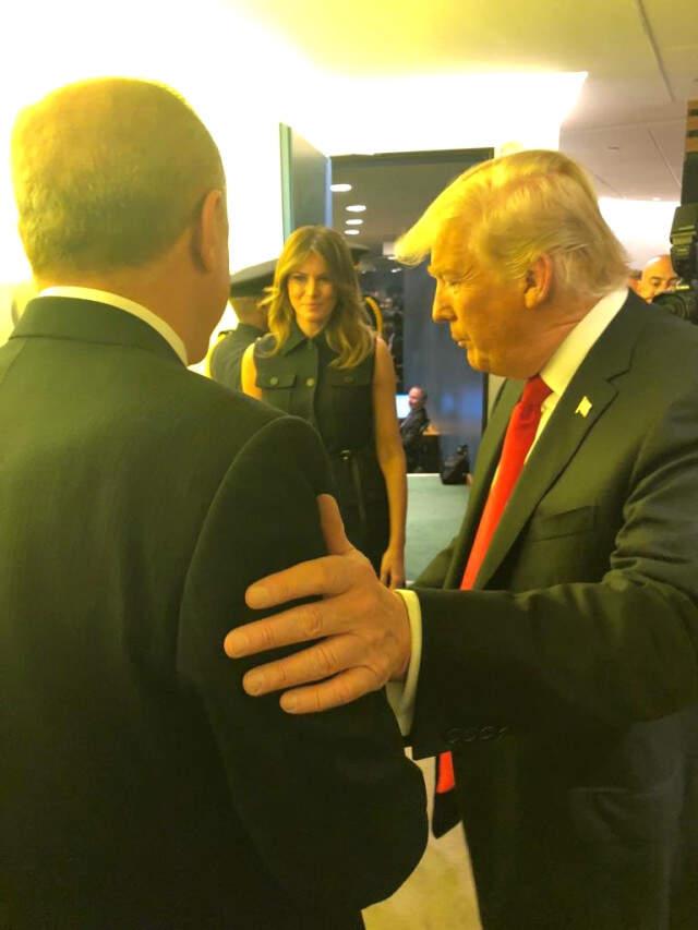 Başkan Erdoğan, BM Genel Kurulunda ABD Başkanı Trump ile Görüştü