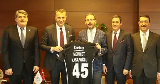 Beşiktaş Başkanı Fikret Orman'dan Spor Bakanı Mehmet Kasapoğlu'na Ziyaret!