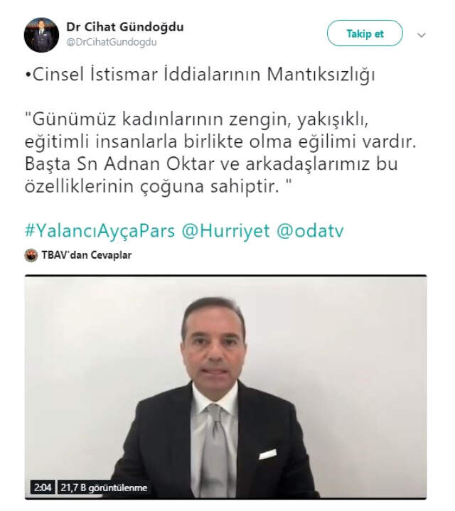 Adnan Oktar Destekçileri Ne Yapacağını Şaşırdı: Cinsel İlişki Konusunda Avantajlıyız
