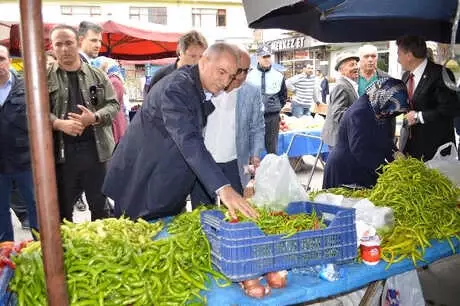 Efkan Ala, Pazarda Alışveriş Yaptı Efkan Ala, Pazarda Alışveriş Yaptı