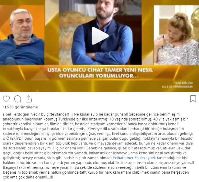 Emrah ve Cihat Tamer Tartışmasına Emrah'ın Eşi Sibel Erdoğan da Dahil Oldu