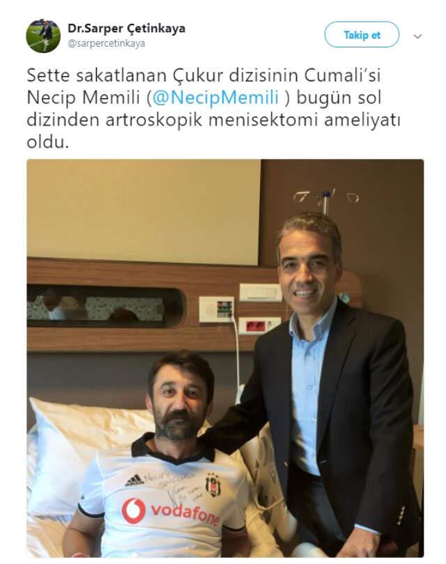 Ünlü Oyuncu Necip Memili Ameliyat Oldu