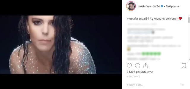 Mustafa Sandal'dan Aşk İtirafı Gibi Paylaşım: Aç Koynunu Gekiyorum