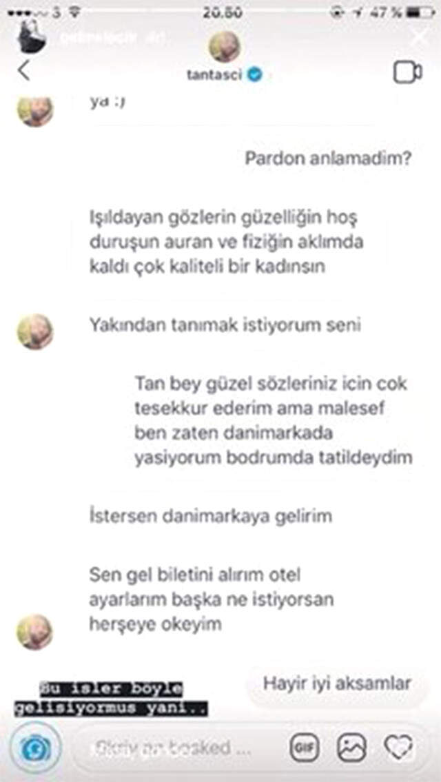 Tan Taşçı, Instagram'dan Diş Hekimi Pelin Elecik'i Taciz Ettiği İddialarını Yalanladı