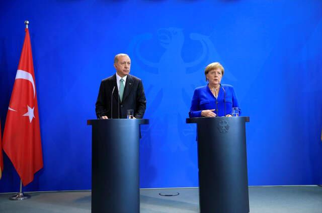 Son Dakika! Başkan Erdoğan ile Almanya Başbakanı Merkel'in Basın Toplantısından Önemli Açıklamalar