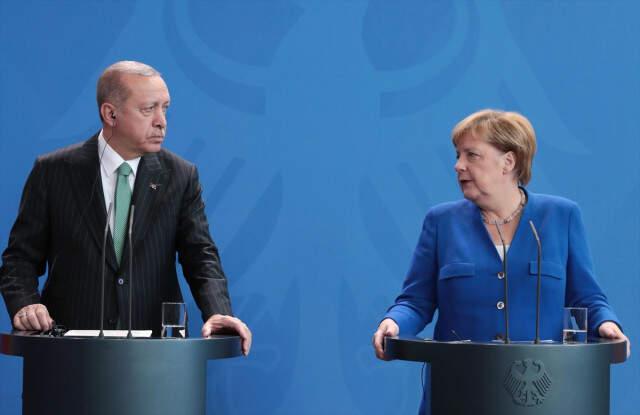 Son Dakika! Başkan Erdoğan ile Almanya Başbakanı Merkel'in Basın Toplantısından Önemli Açıklamalar