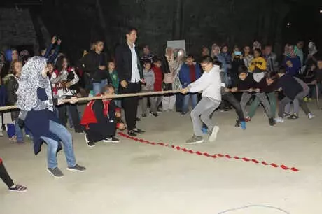Merkez Haberleri: Çocuklar, yerin 150 metre altında oyun oynadı Merkez Haberleri: Çocuklar, yerin 150 metre altında oyun oynadı