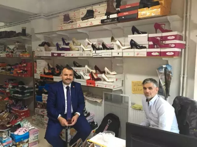 Duyarlı Esnafa, Kaymakam Okumuş'tan Ziyaret Duyarlı Esnafa, Kaymakam Okumuş'tan Ziyaret