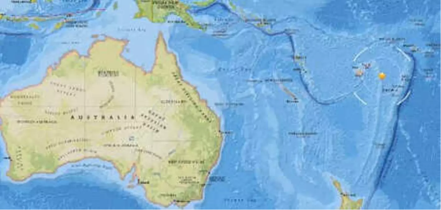 Fiji'de 6.6 Büyüklüğünde Deprem