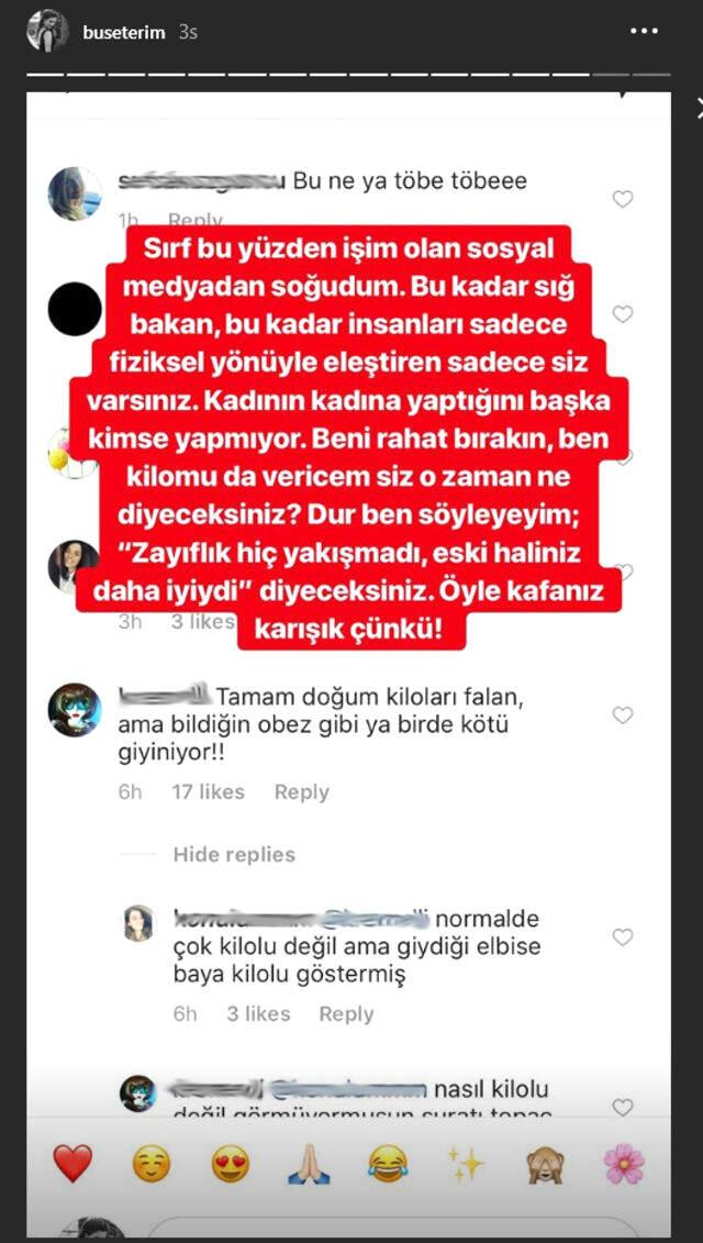 Fiziğini Eleştirenlere Sert Çıkan Buse Terim'e Hadise'den Destek