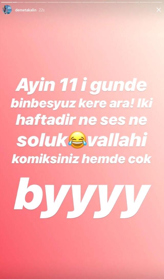 Okan Kurt'tan Tek Celsede Boşanan Demet Akalın, Kendisini Zor Gününde Yalnız Bırakan Seren Serengil'i Sildi