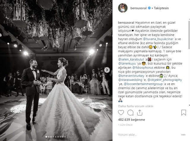 Evlendikten sonra Bensu Soral'ın ilk işi bu oldu