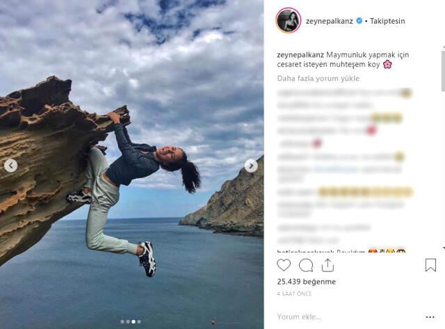 Zeynep Alkan Cesaret İsteyen Hareketiyle Nefes Kesti