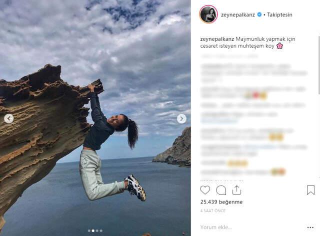 Zeynep Alkan Cesaret İsteyen Hareketiyle Nefes Kesti