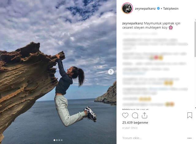 Zeynep Alkan Cesaret İsteyen Hareketiyle Nefes Kesti