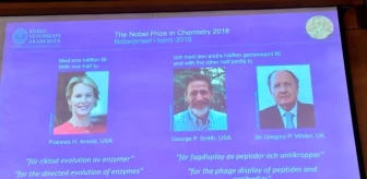 Nobel Kimya Ödülü, Protein Üretimi Çalışmalarıyla Frances Arnold, George P. Smith ve Gregory...
