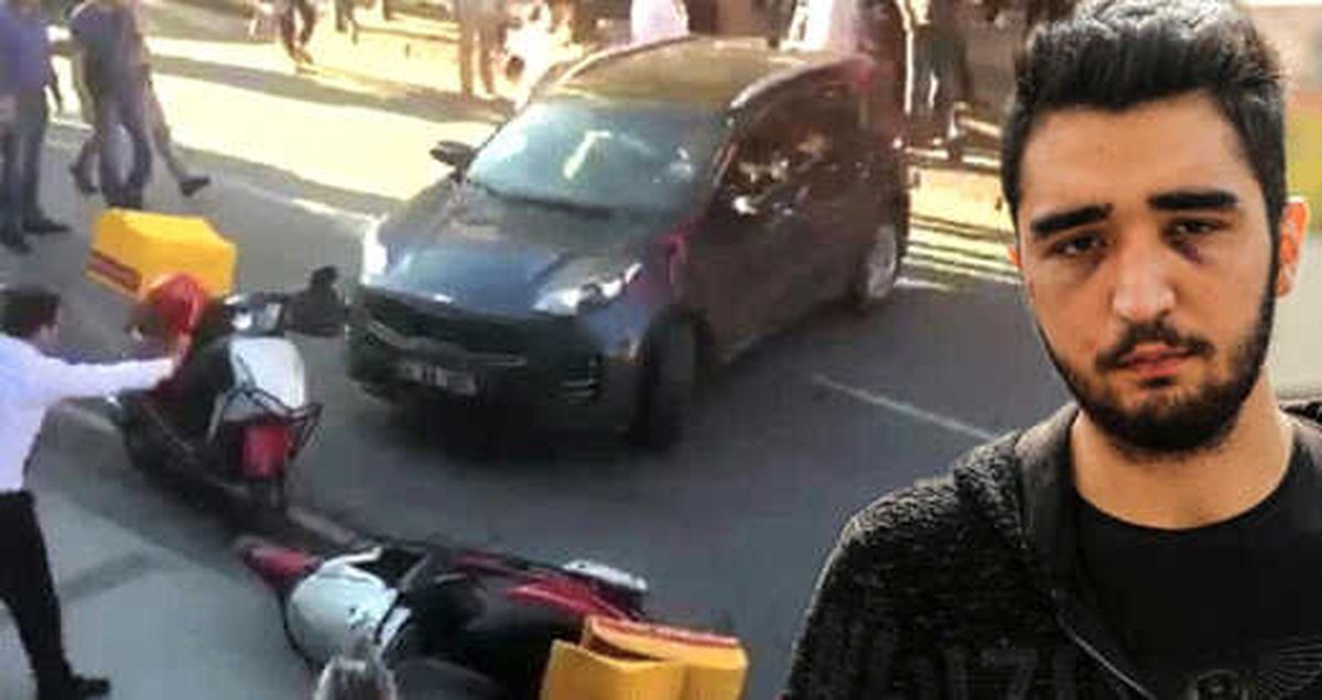 Otomobiliyle Yayaları Ezen Sürücünün Dövdüğü Kız Arkadaşı: Kalabalık Artınca Vatandaşların Üstüne Sürdü