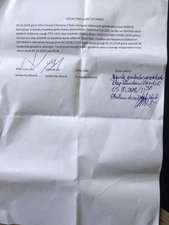 Silivri'de Hakimle Tartışan 2 Avukat Önce Darp Edildi Sonra Gözaltına Alındı