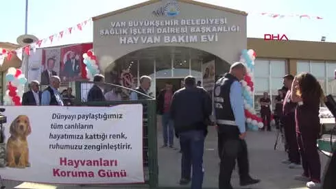 Van'da Yapılan Modern 'Hayvan Bakım Evi' Hizmete Açıldı