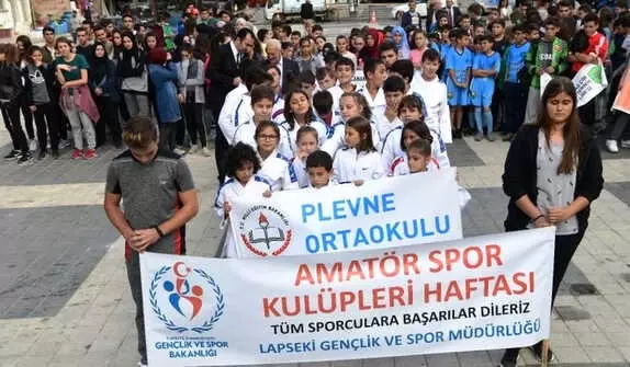 Lapseki'de Amatör Spor Haftası Etkinlikleri Lapseki'de Amatör Spor Haftası Etkinlikleri