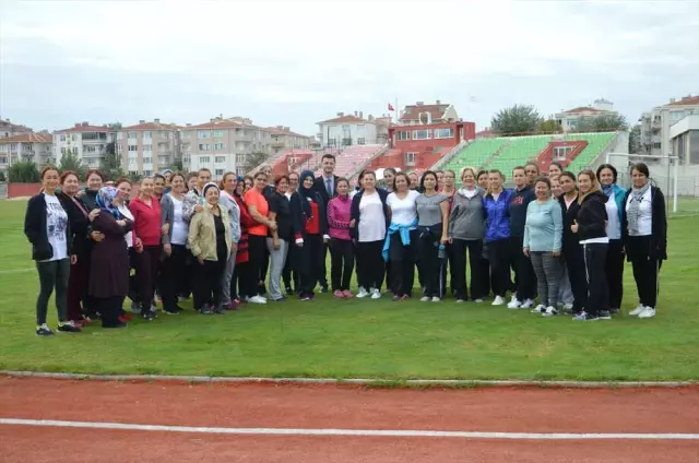 Lüleburgaz'daki Anneler Spora Başladı